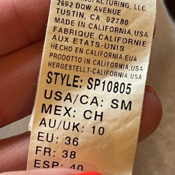 Splendid White Multicolor Striped Multi Fabric Long Sleeve Roll Tab Top Size S - Picture 9 of 10